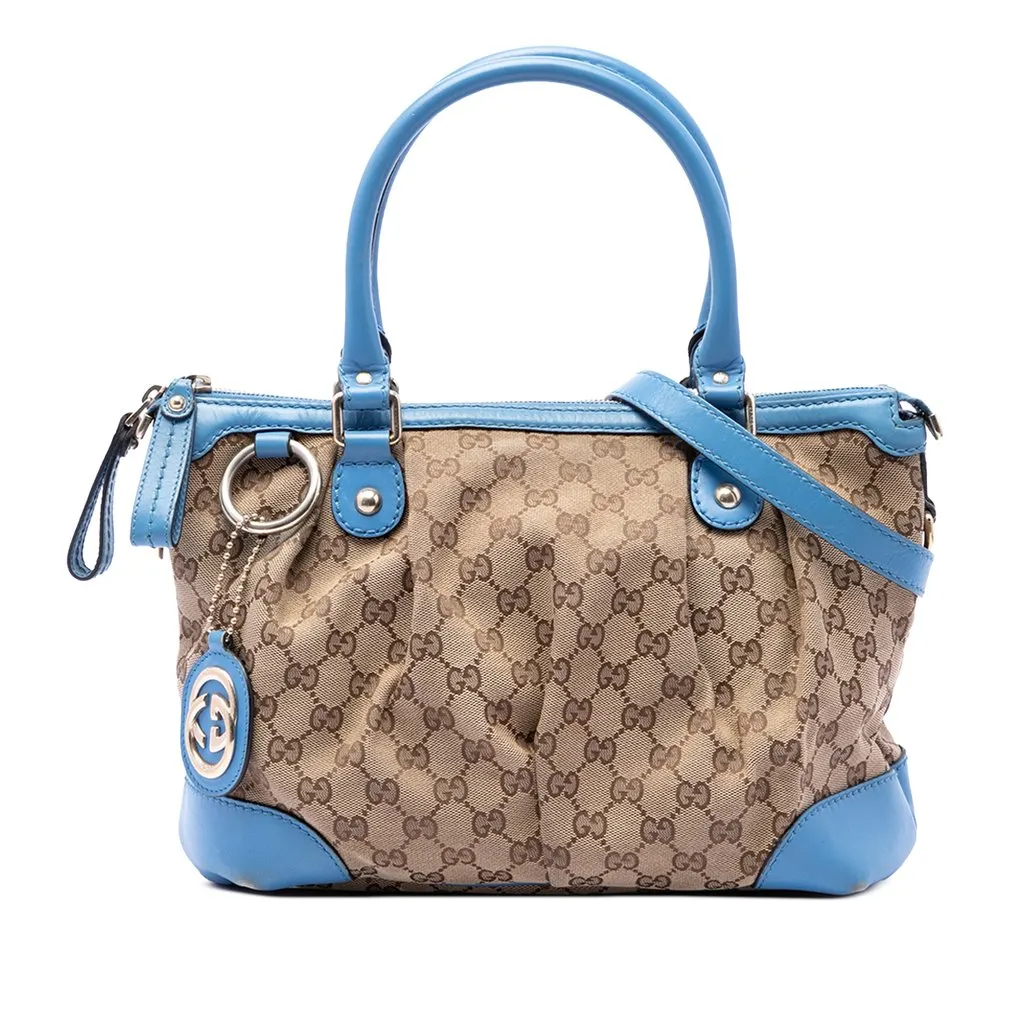 Gucci GG قماش Sukey حقيبة ساتشيل