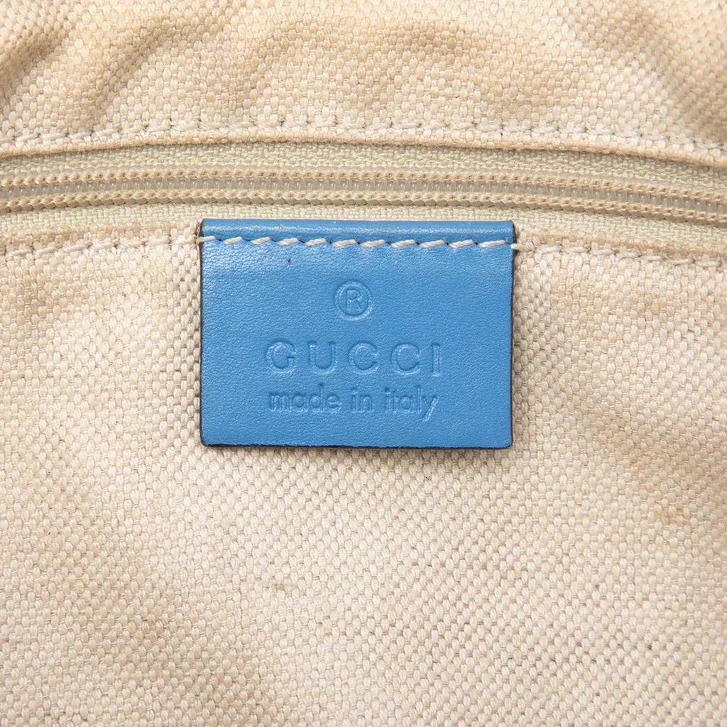 Gucci GG Canvas Sukey Satchel Beige Canvas Good - Box View