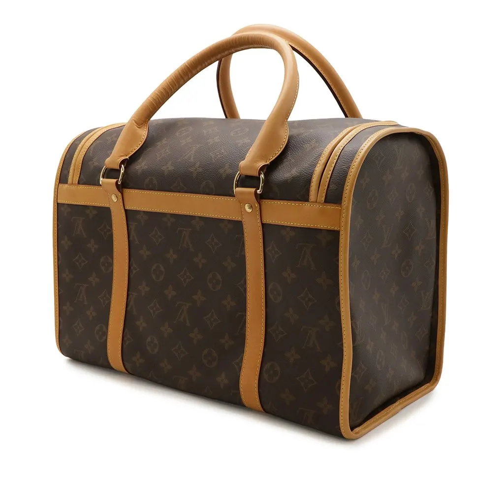 Louis Vuitton Monogram Sac Chien Pet Carrier 40 Brown Very good - Back View