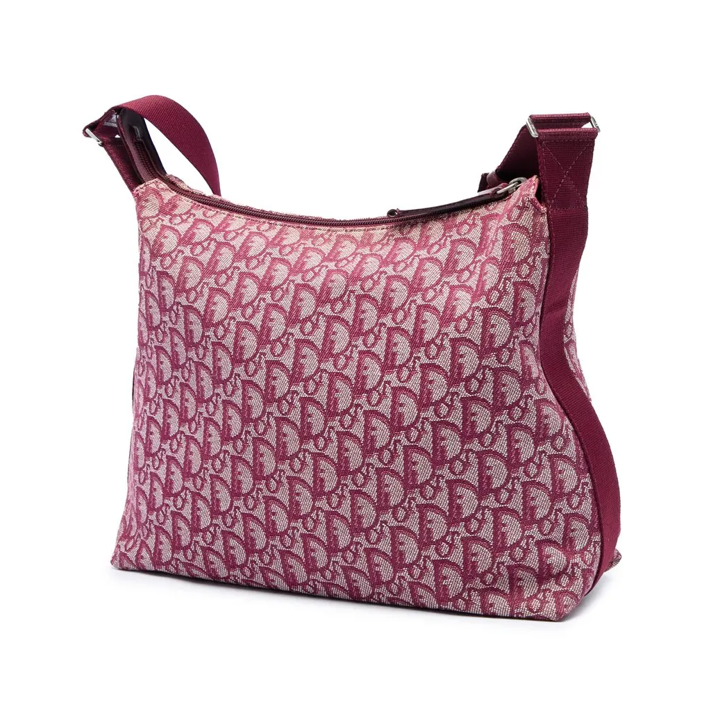 Dior Diorissimo Trotter Canvas Crossbody Red Very good - Back View