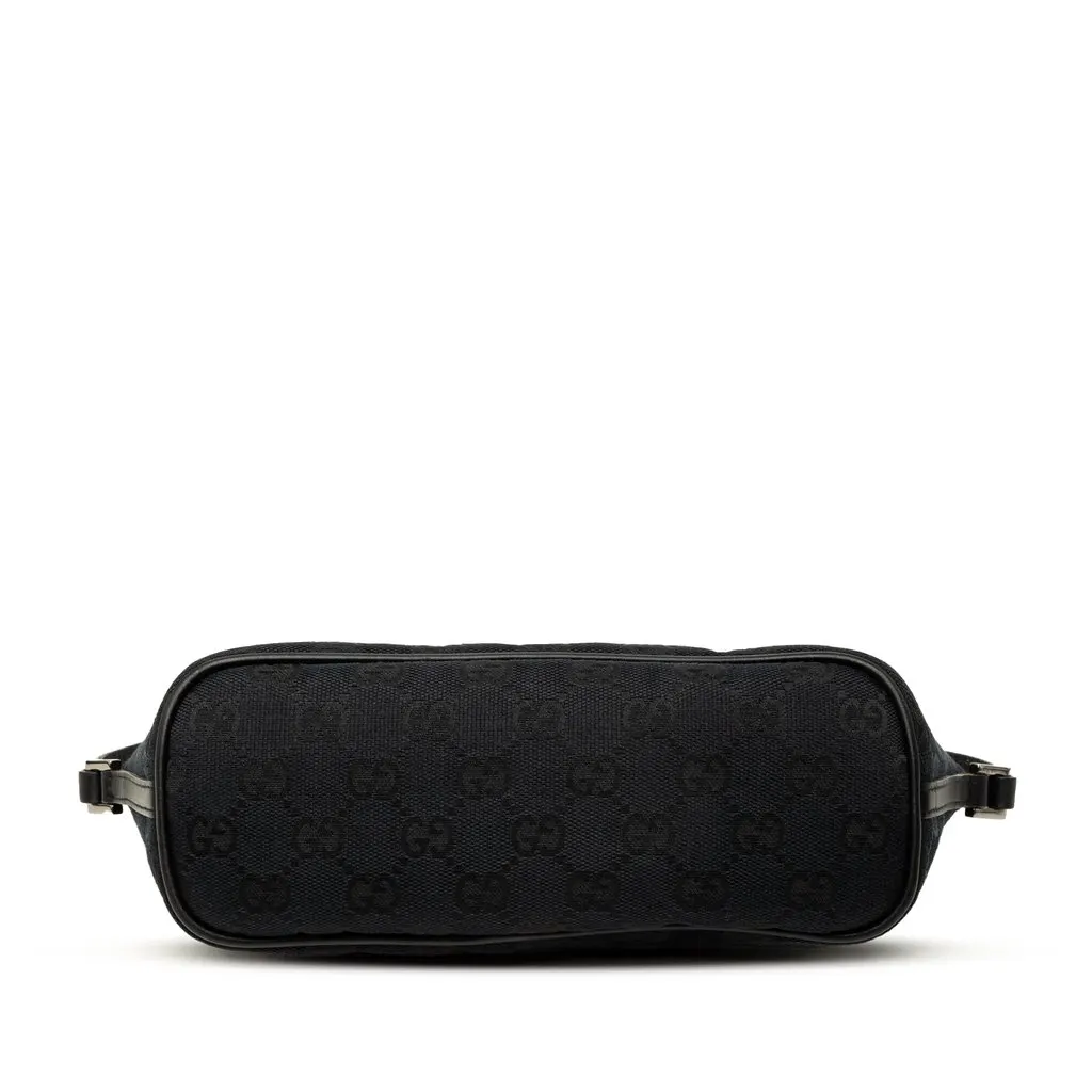 Gucci GG Canvas Boat Black Canvas Good - Inside View