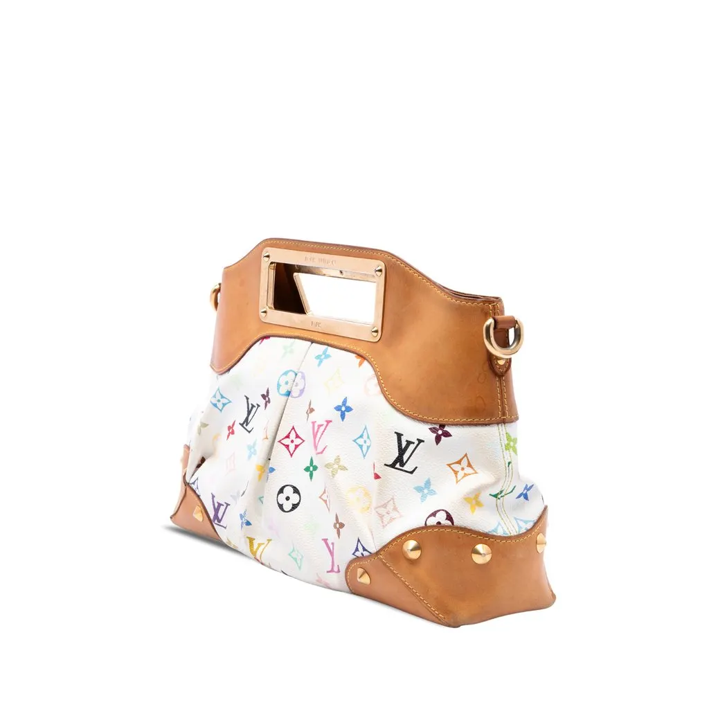 Louis Vuitton Monogram Multicolore Judy MM White Very good - Back View
