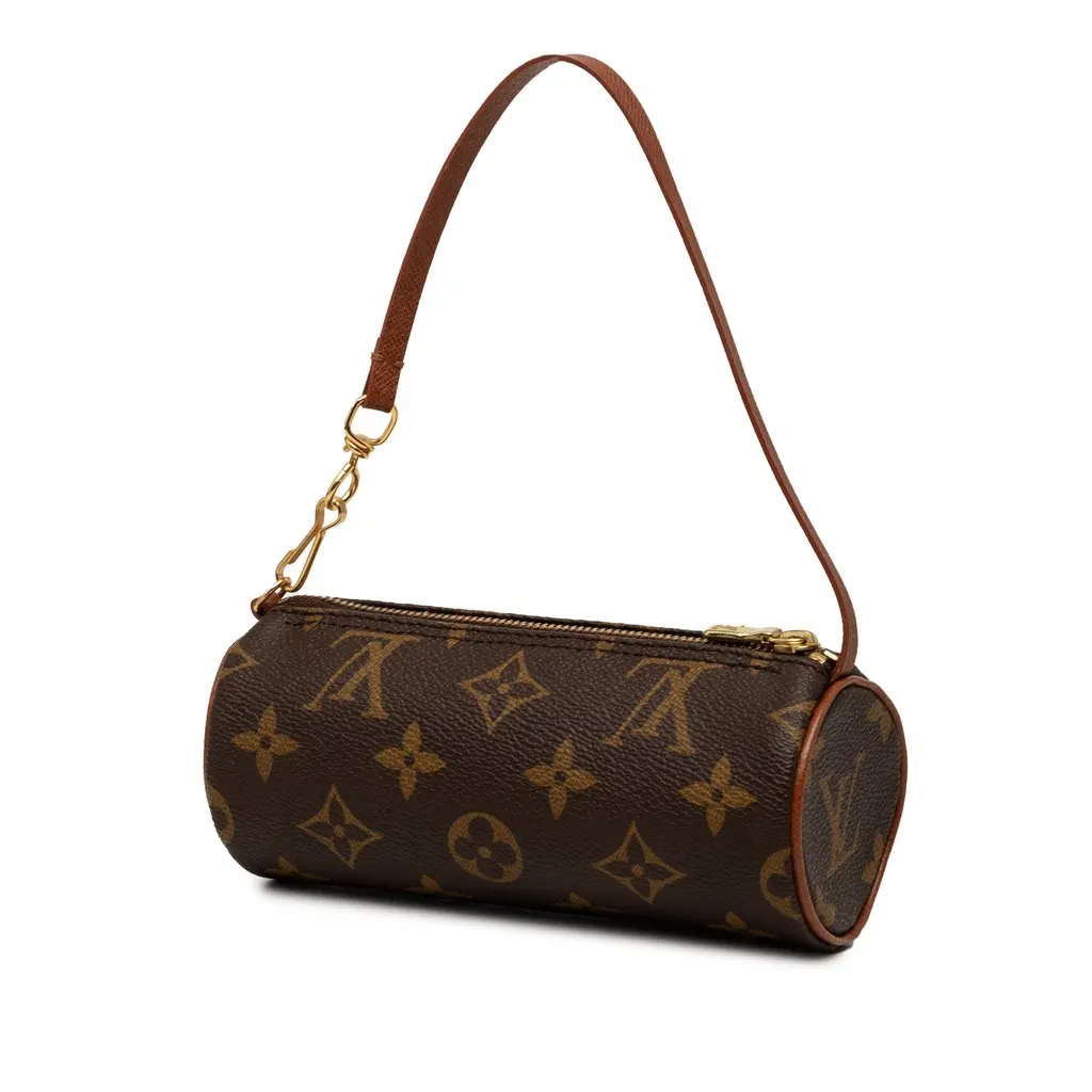 Louis Vuitton Monogram Papillon Pochette Brown Very good - Back View