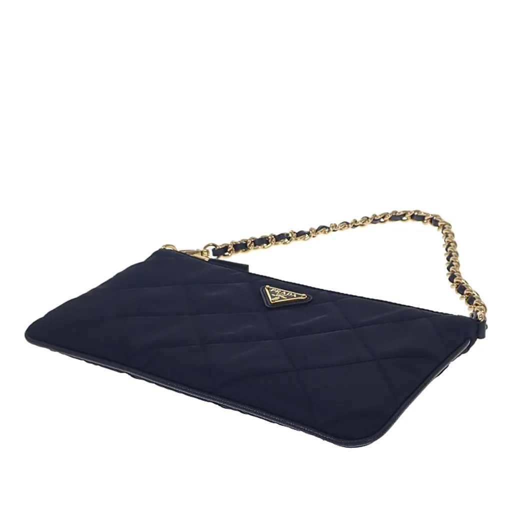Prada Impuntu Re Nylon Re Edition 1995 Chain Bag Blue Polyamide Very good - Inside View