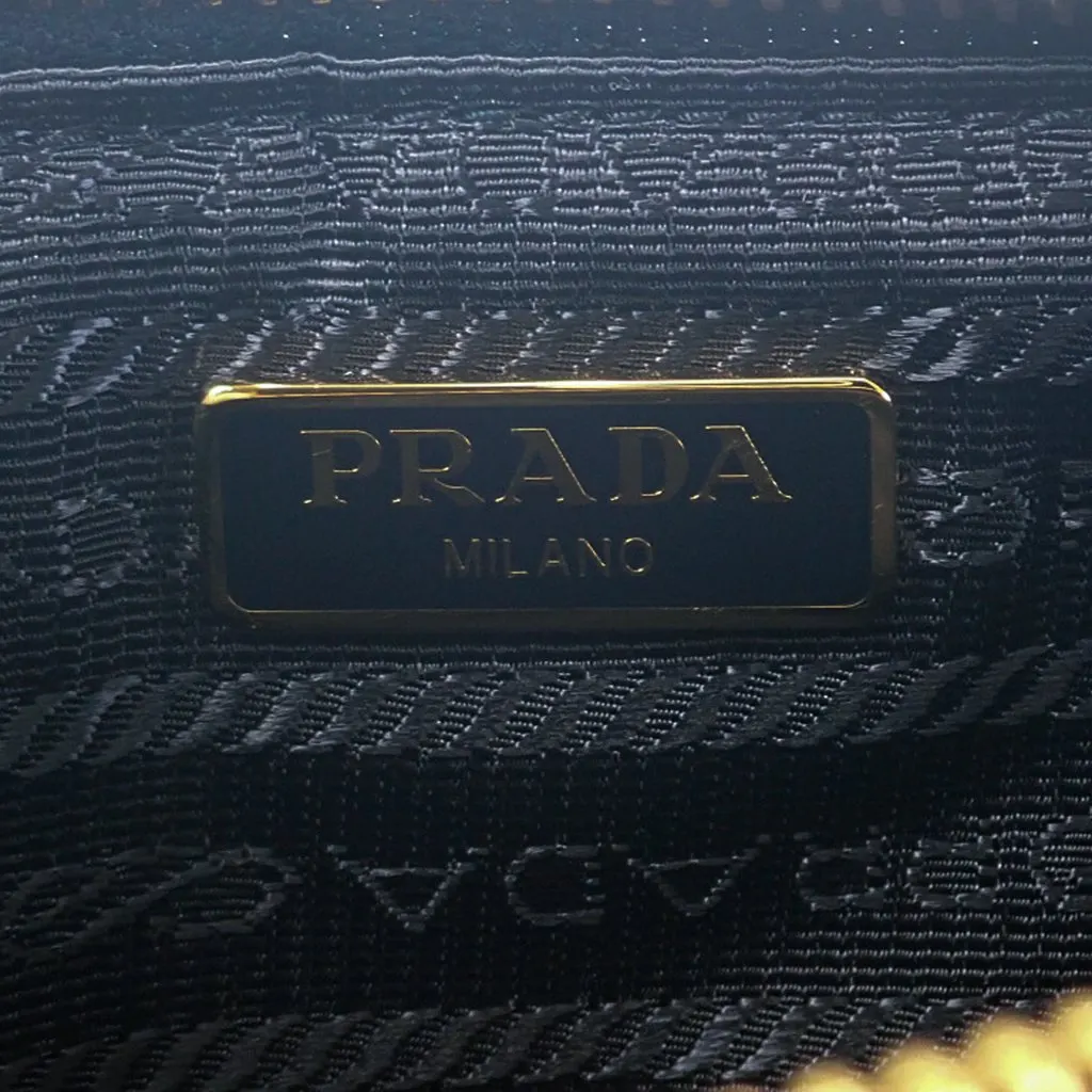 Prada Impuntu Re Nylon Re Edition 1995 Chain Bag Blue Polyamide Very good - Box View