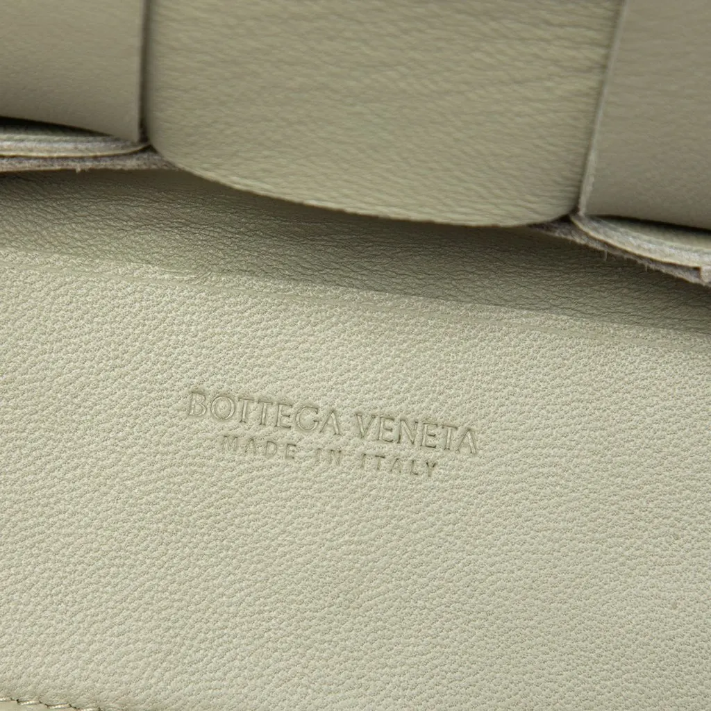 Bottega Veneta Candy Nappa Intrecciato Cassette Crossbody Camel Leather Very good - Box View