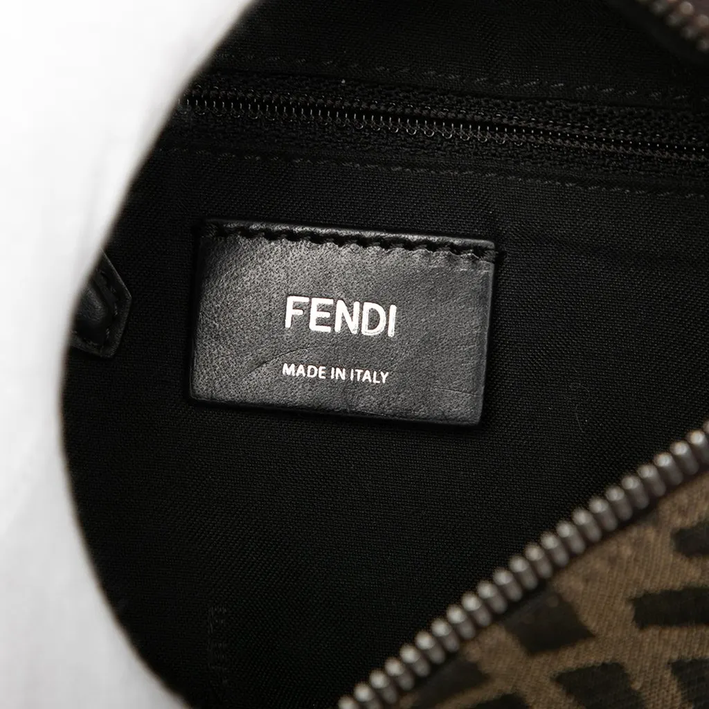 Fendi Zucchino Canvas Belt Bag Beige Very good - Box View