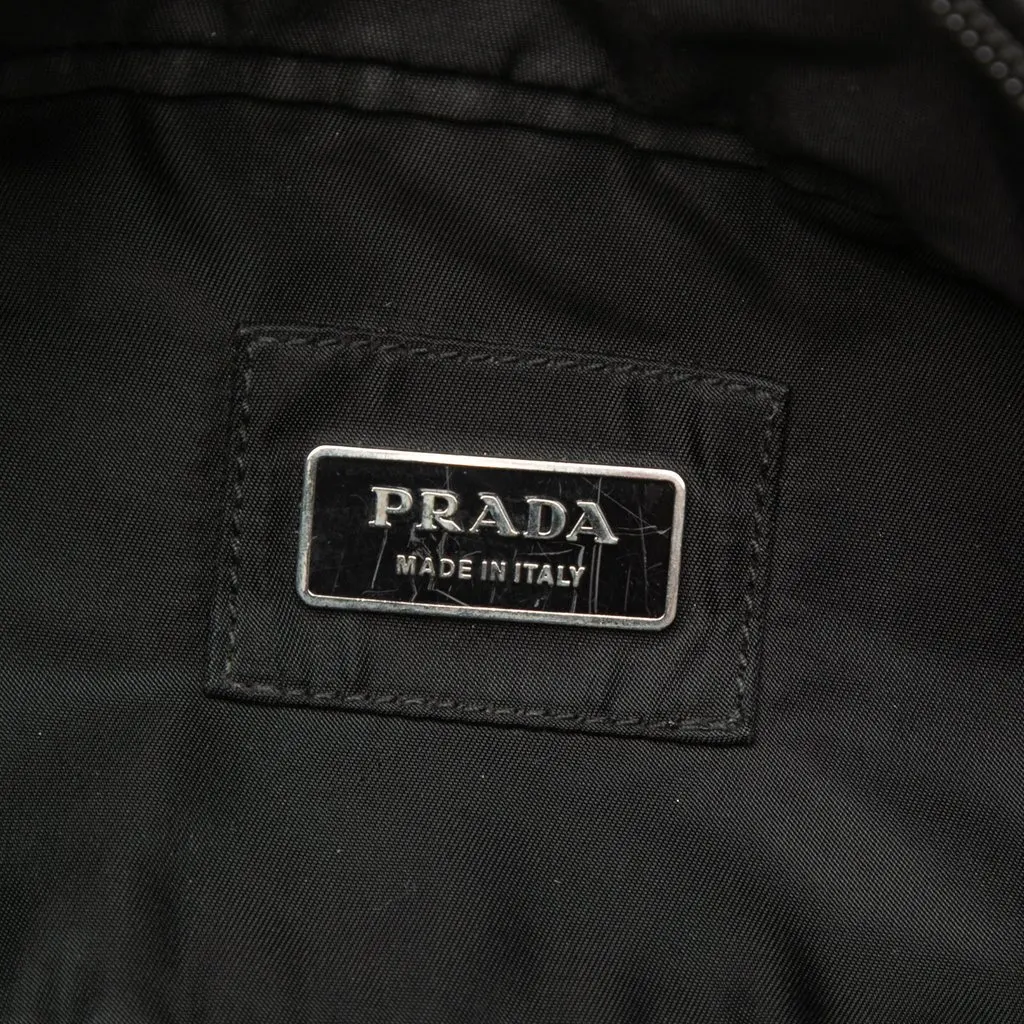 Prada Tessuto Belt Bag Black Very good - Box View