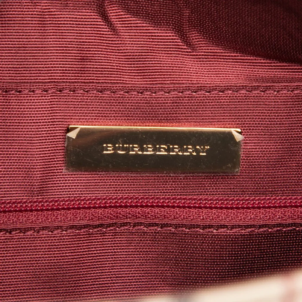 Burberry House Check Canvas Tote Beige Canvas Good - Box View