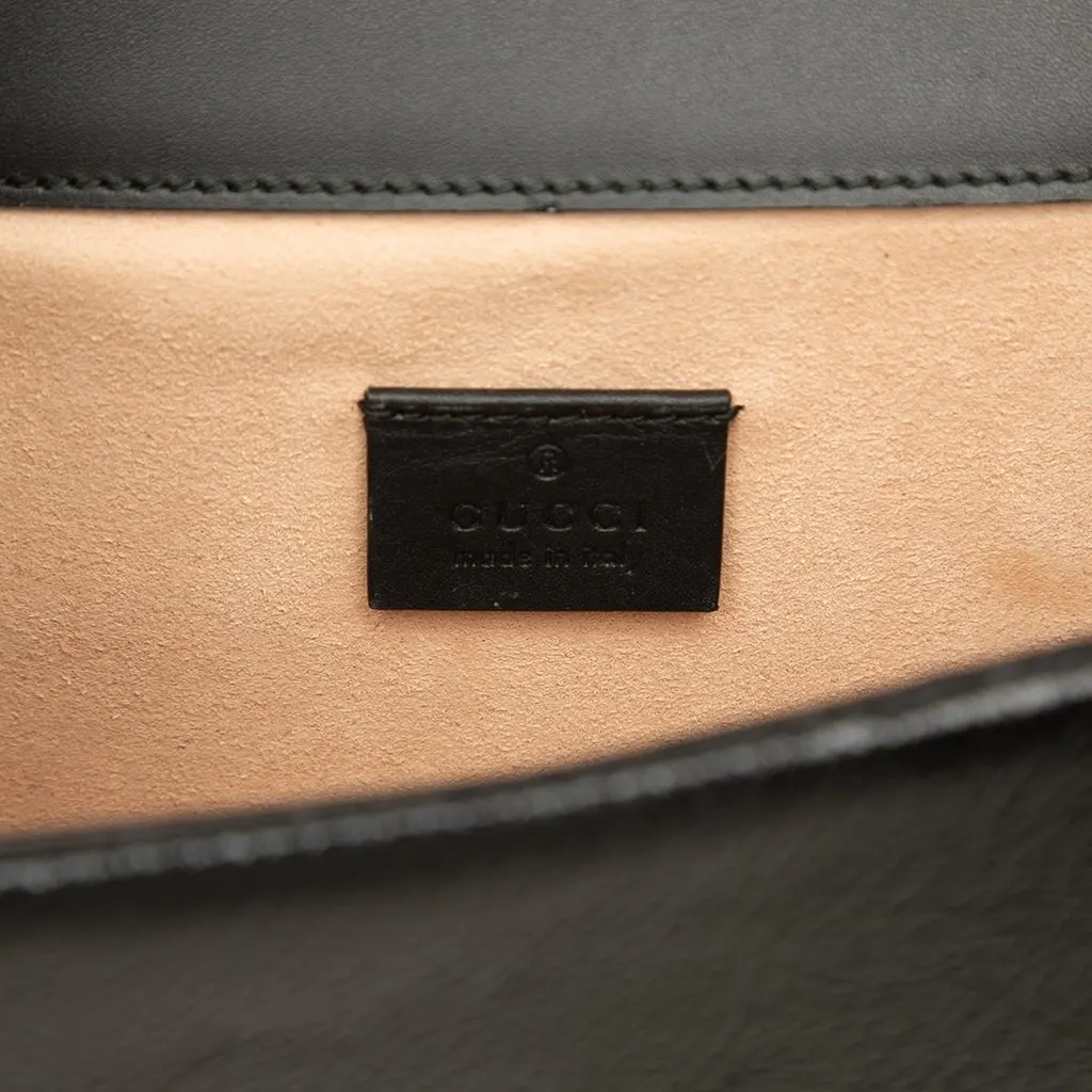 Gucci Medium GG Velvet Dionysus Crossbody Black Very good - Box View