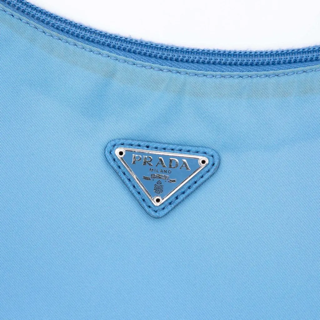 Prada Mini Tessuto Re Edition 2000 Shoulder Bag Blue Polyamide Very good - Box View