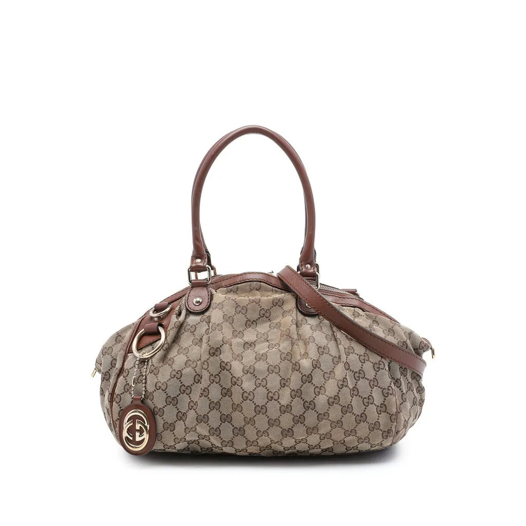 Gucci GG Canvas Sukey Satchel