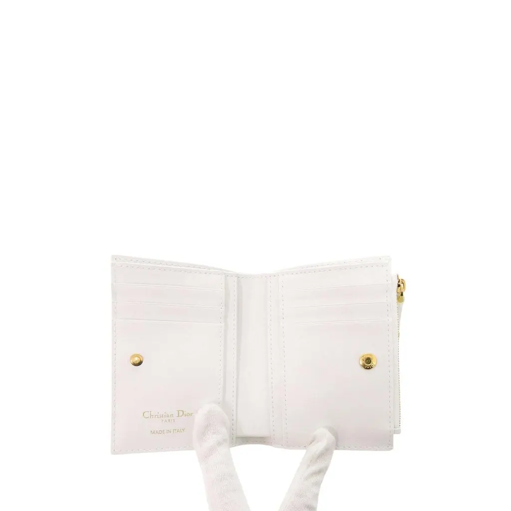 Dior Leather Je Vous Adore Heart Caro Dahlia Wallet White Leather Very good - Inside View