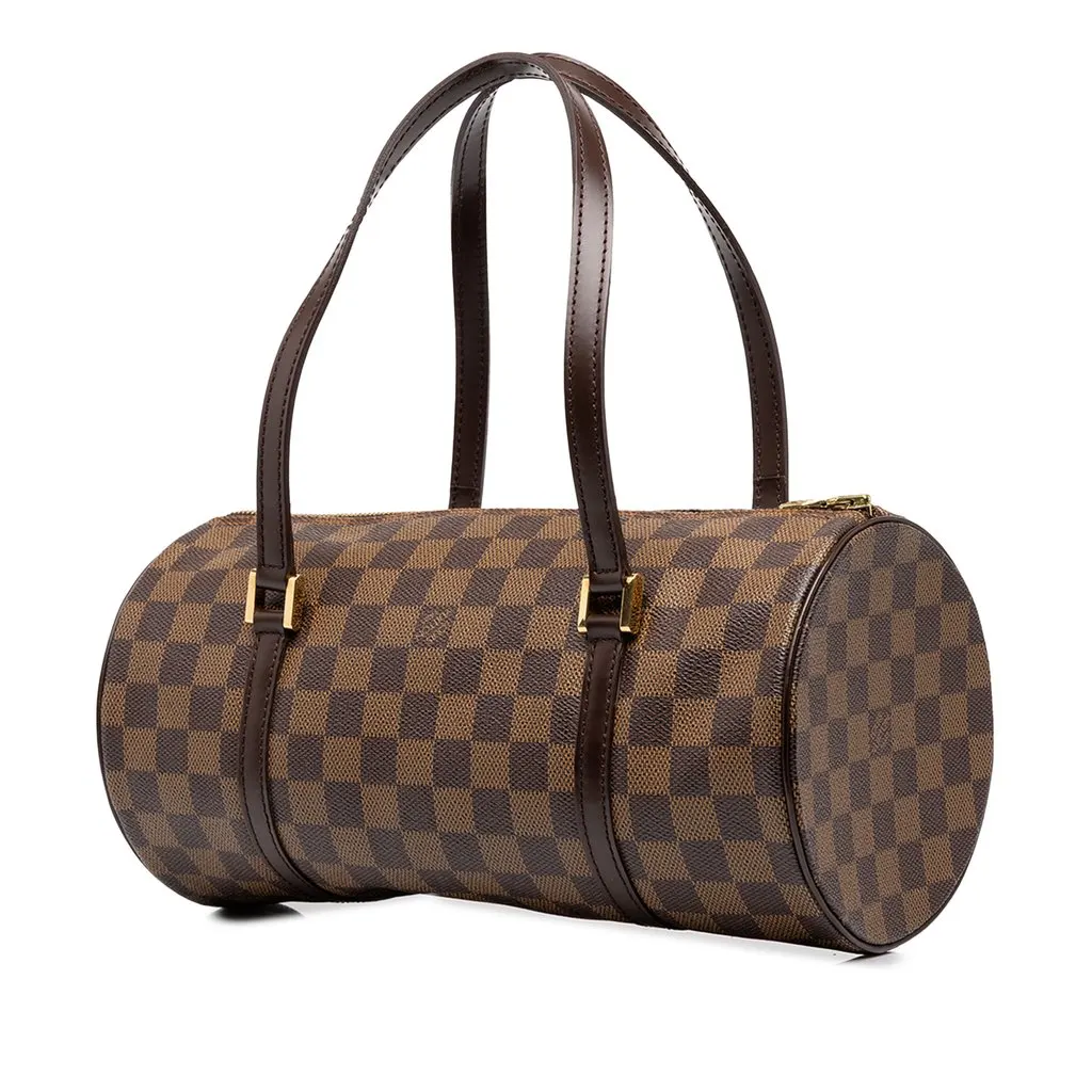 Louis Vuitton Damier Ebene Papillon 30 Brown Canvas Good - Back View