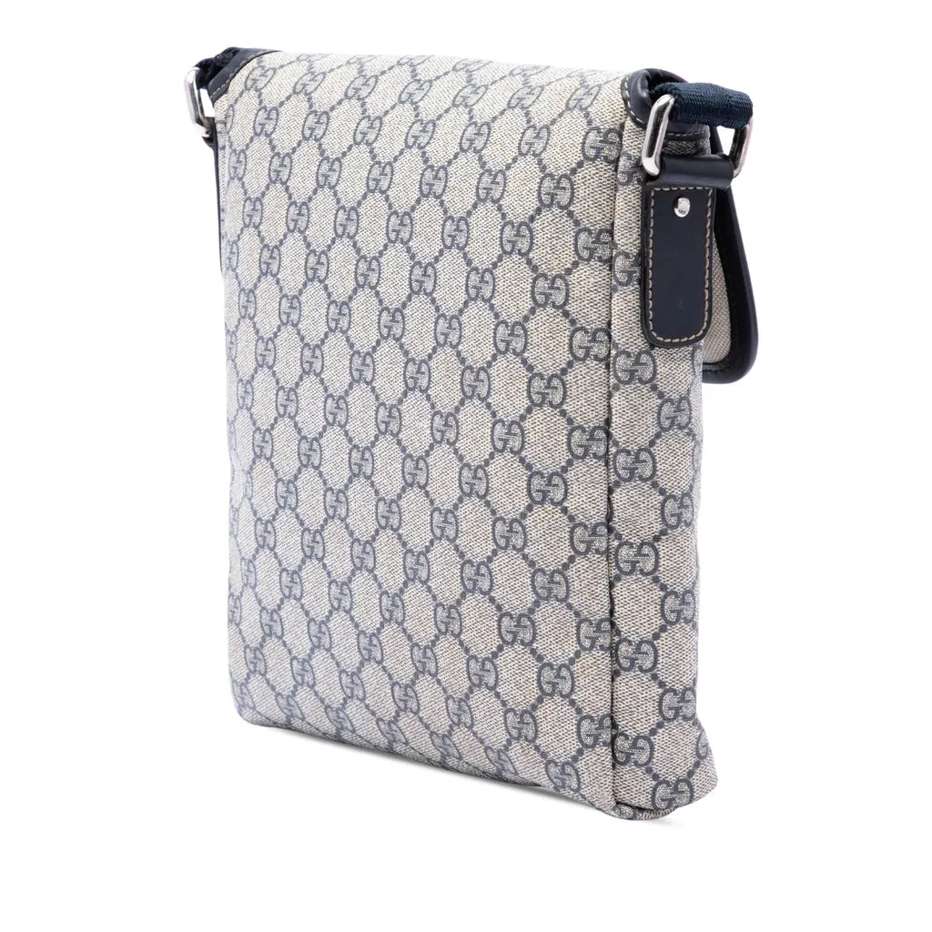 Gucci GG Supreme Crossbody Beige Canvas Very good - Back View