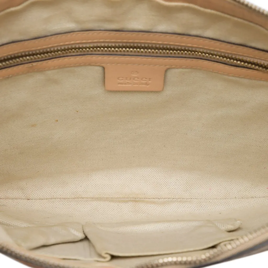 Gucci GG Canvas Lovely Crossbody Brown Canvas Good - Model View