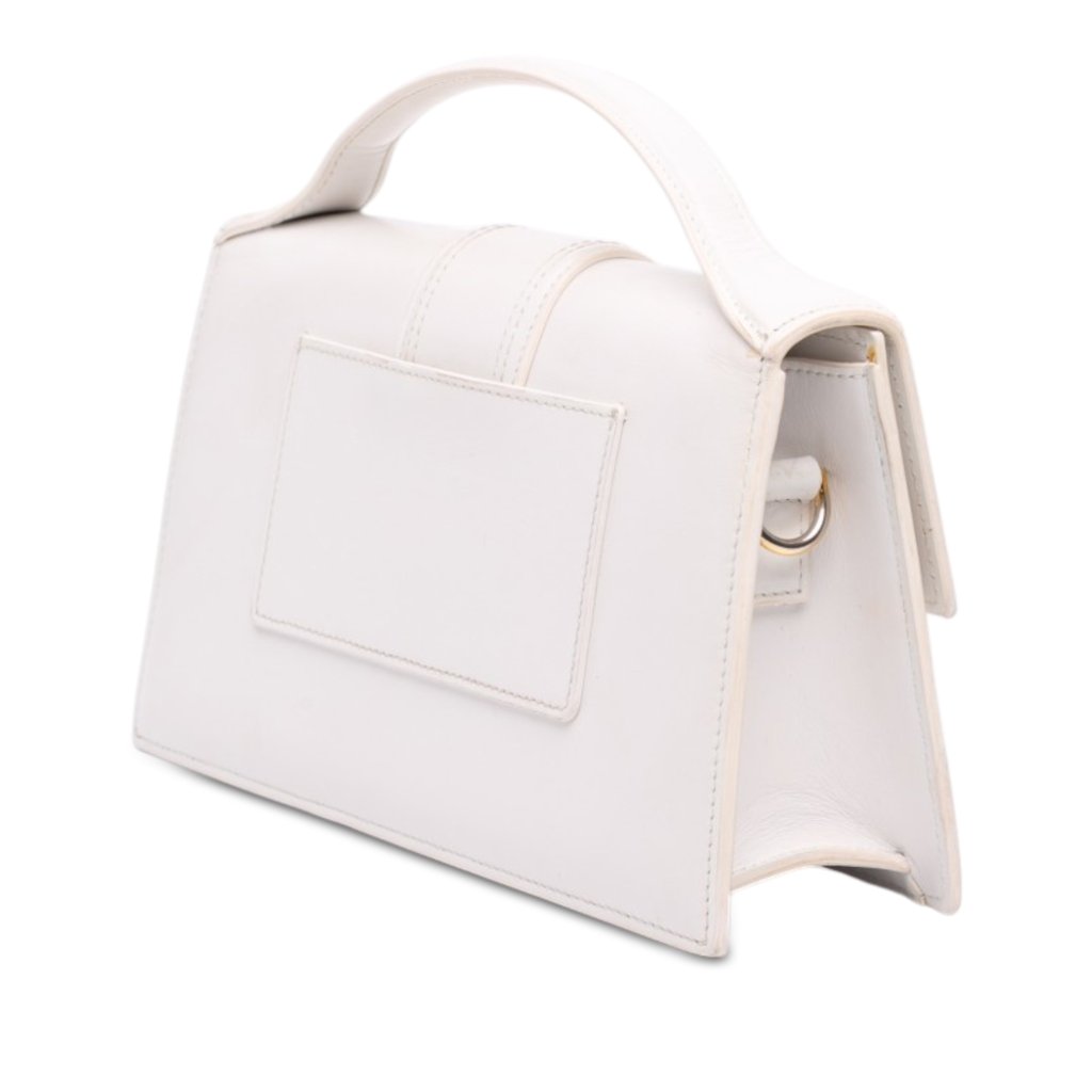 Jacquemus Leather Le Grand Bambino White Small Leather