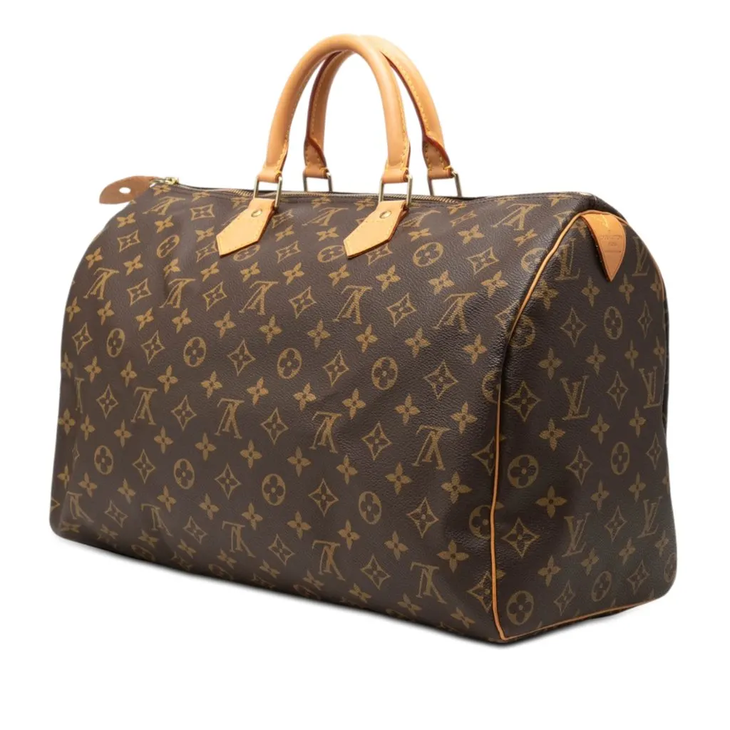 Louis Vuitton Monogram Speedy 40 Brown Very good - Back View
