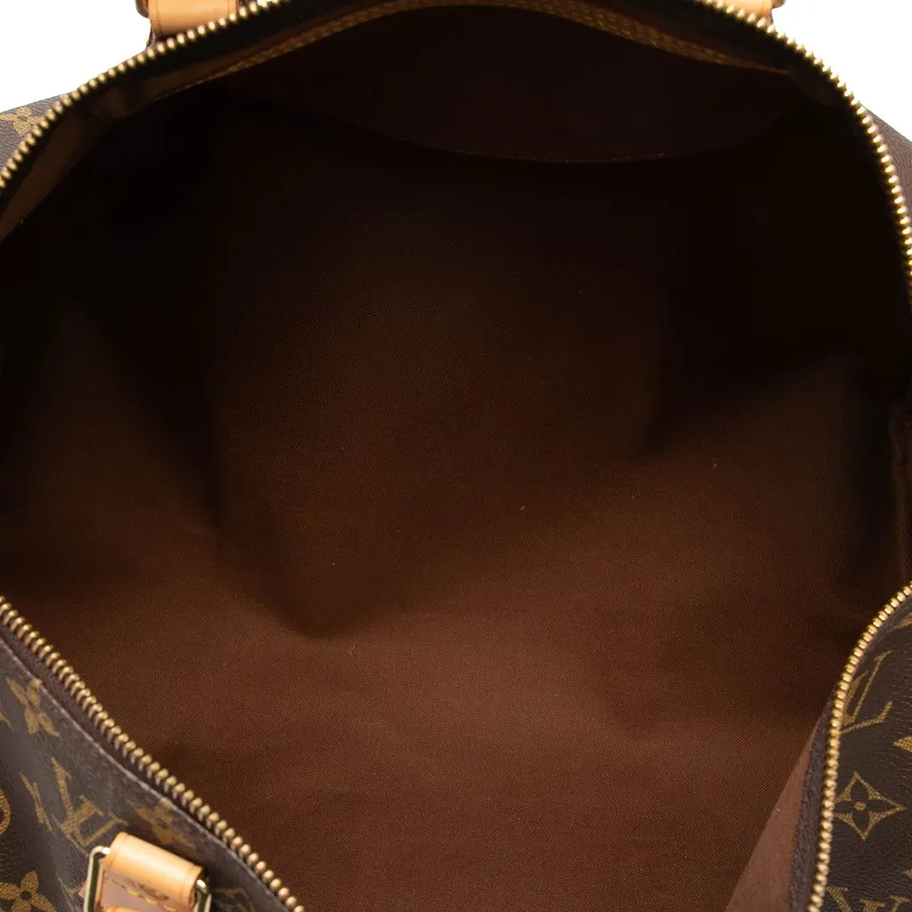 Louis Vuitton Monogram Speedy 40 Brown Very good - Model View