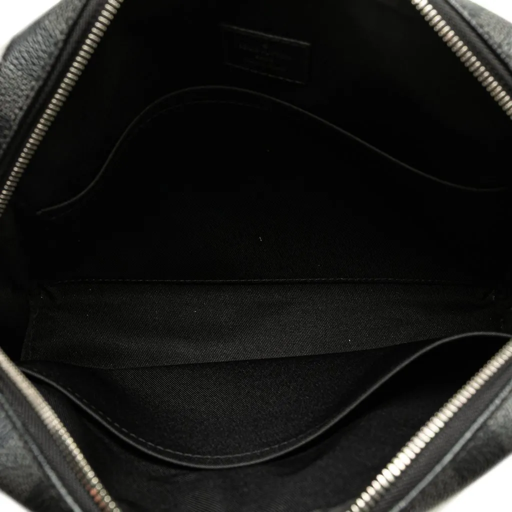 Louis Vuitton Damier Graphite Dayton Reporter PM Black Canvas Very good - Model View