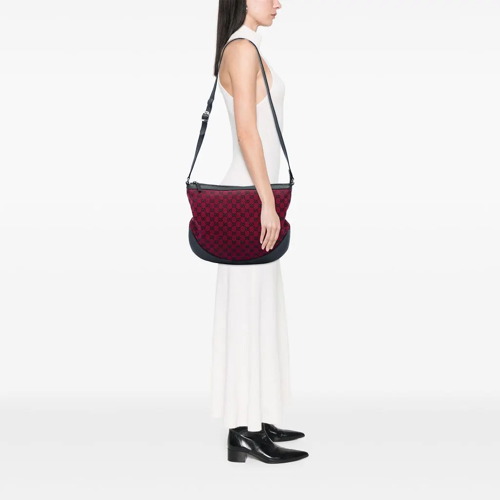 Gucci GG Canvas Crossbody Red Very good - Box View