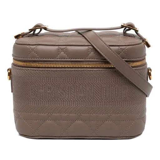 Dior Small Lambskin Cannage DiorTravel Vanity Case