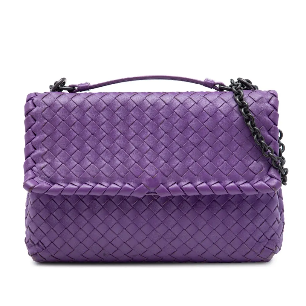 Bottega Veneta Small Nappa Intrecciato Olimpia Crossbody