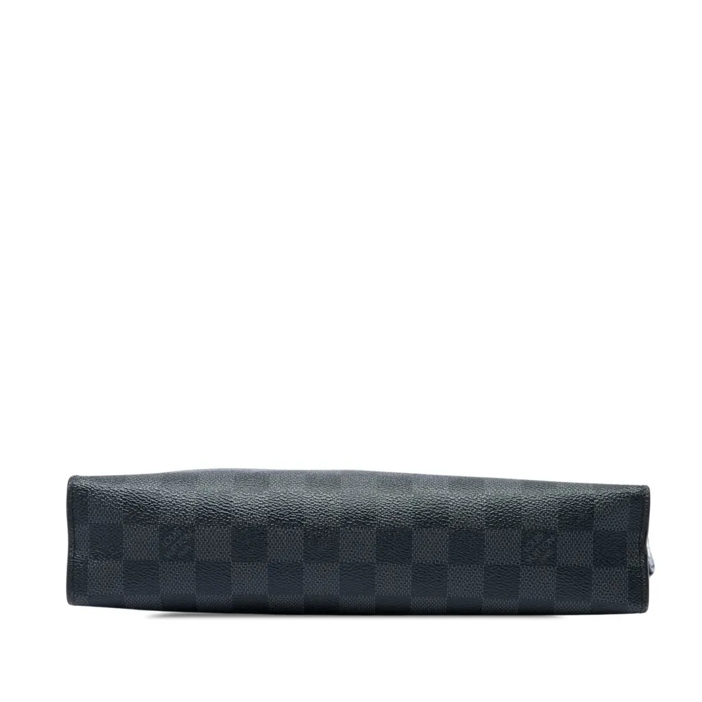 Louis Vuitton Damier Graphite Pochette Voyage MM Black Canvas Good - Inside View