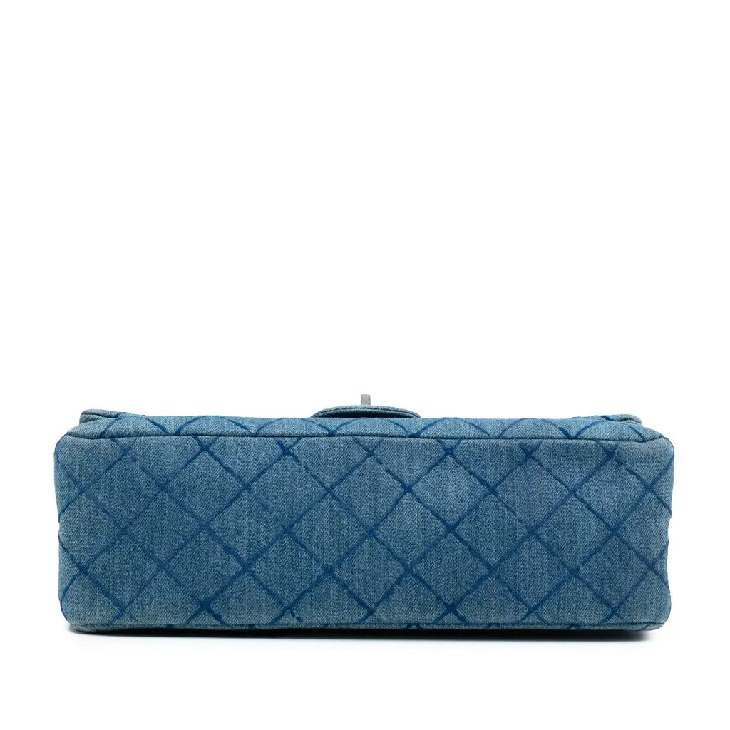 Chanel Quilted Denim Reissue 2.55 Double Flap 226 Blue Very good - Inside View