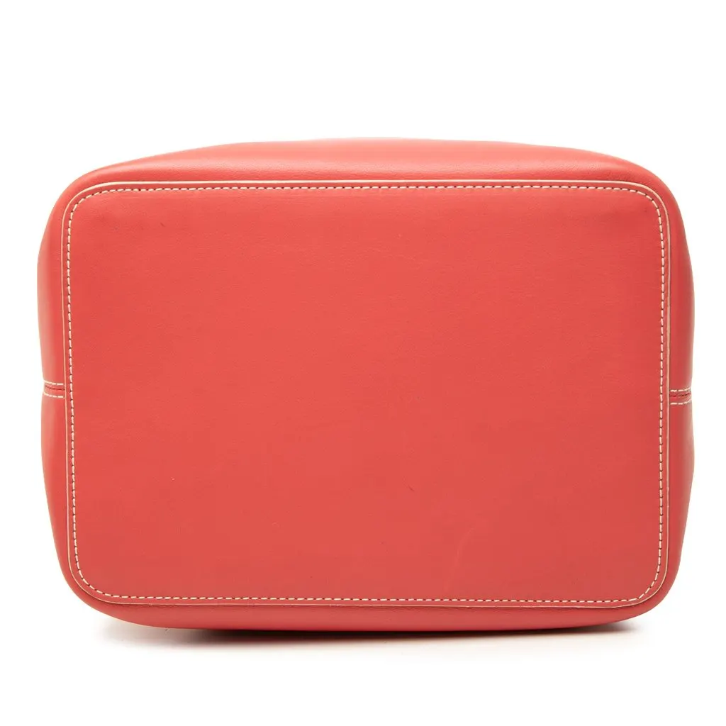 LOEWE Leather Handbag Orange Leather Very good - Inside View