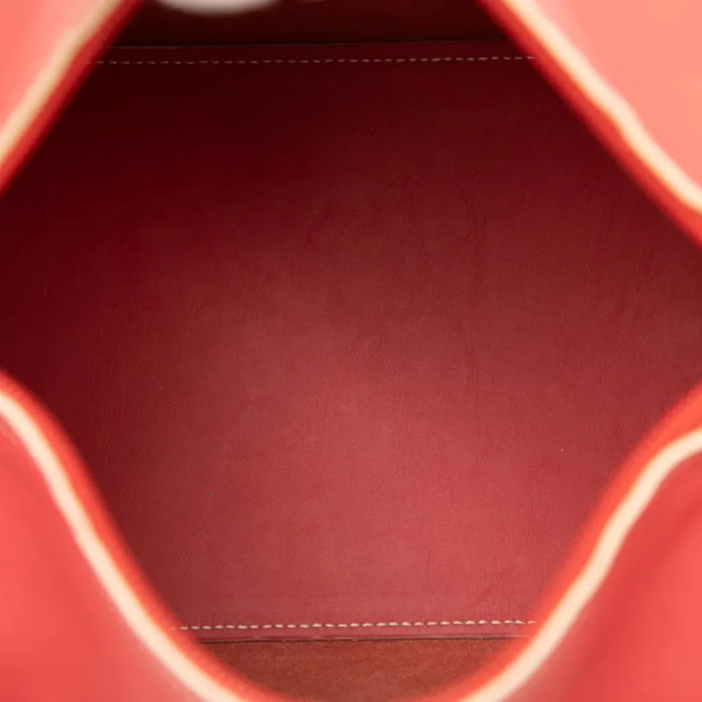 LOEWE Leather Handbag Orange Leather Very good - Model View