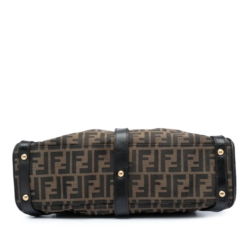 Fendi Medium Zucca Canvas Magic Handbag Brown Canvas Very good - Inside View