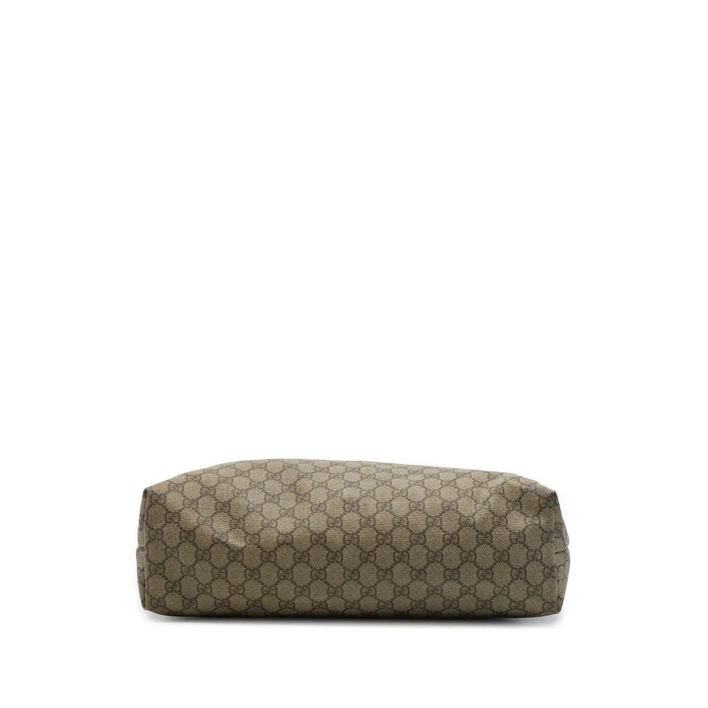 Gucci Medium GG Supreme Tote Beige Canvas Good - Inside View