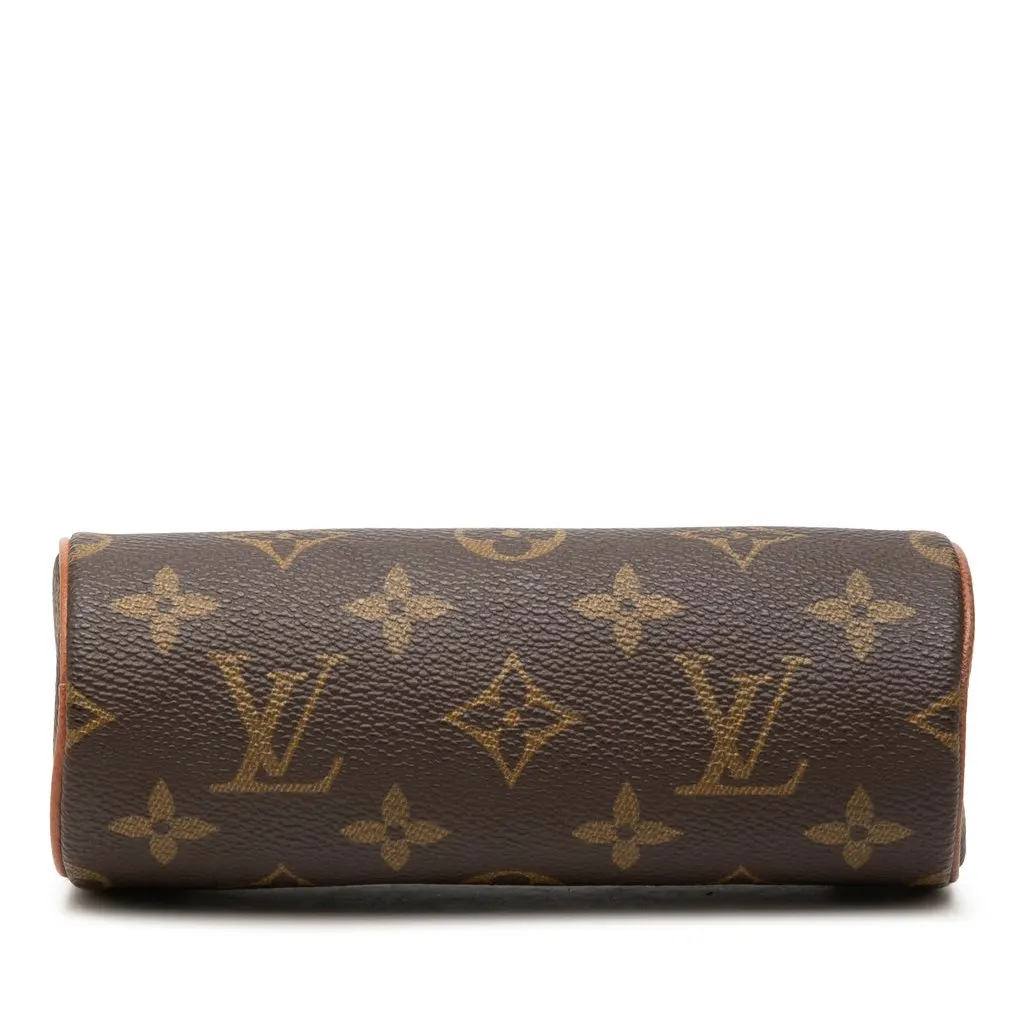 Louis Vuitton Monogram Papillon Pochette Brown Canvas Good - Inside View