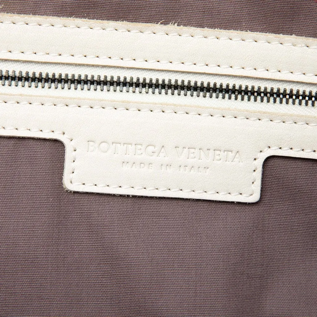 Bottega Veneta Nappa Intrecciato Handbag White Leather Very good - Box View