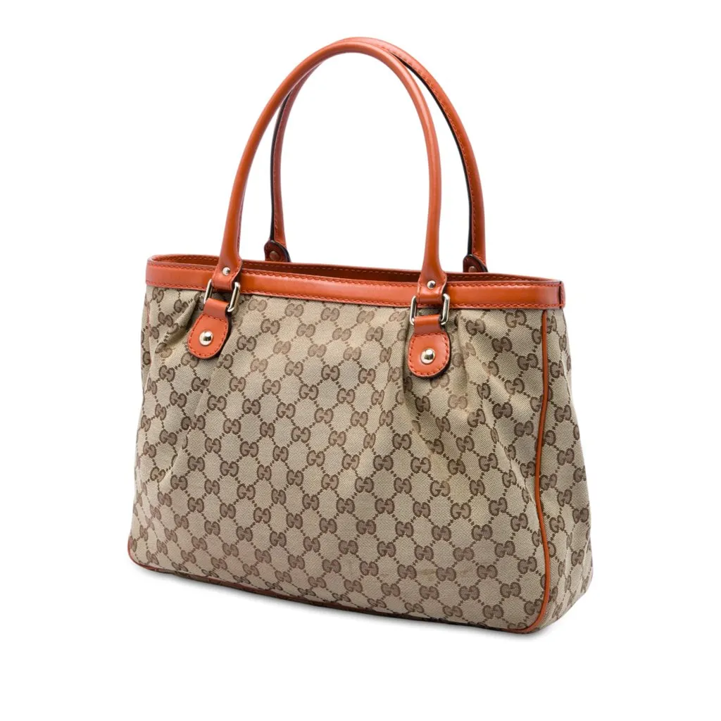 Gucci GG Canvas Sukey Tote Beige Canvas Very good - Back View