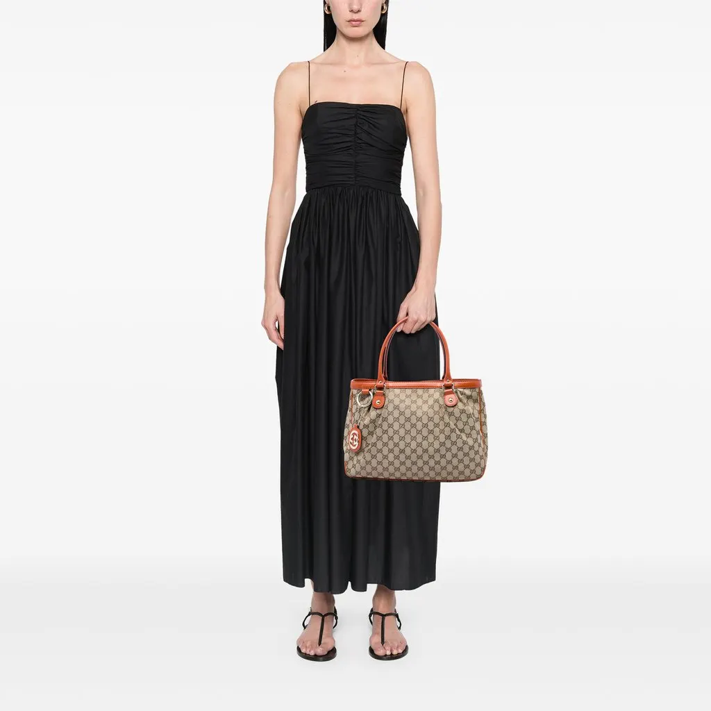 Gucci GG Canvas Sukey Tote Beige Canvas Very good - Box View