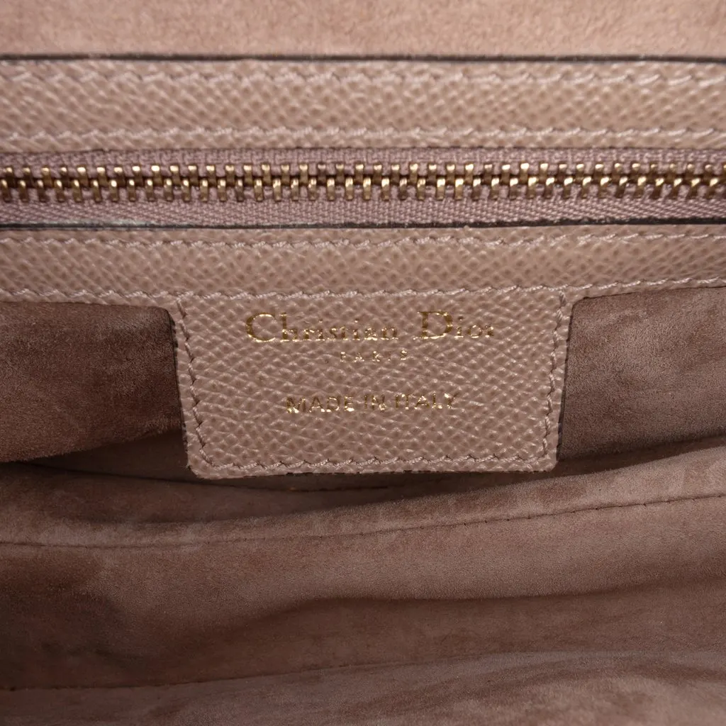 Dior Grained Calfskin Saddle Bag Brown Leather Very good - Box View