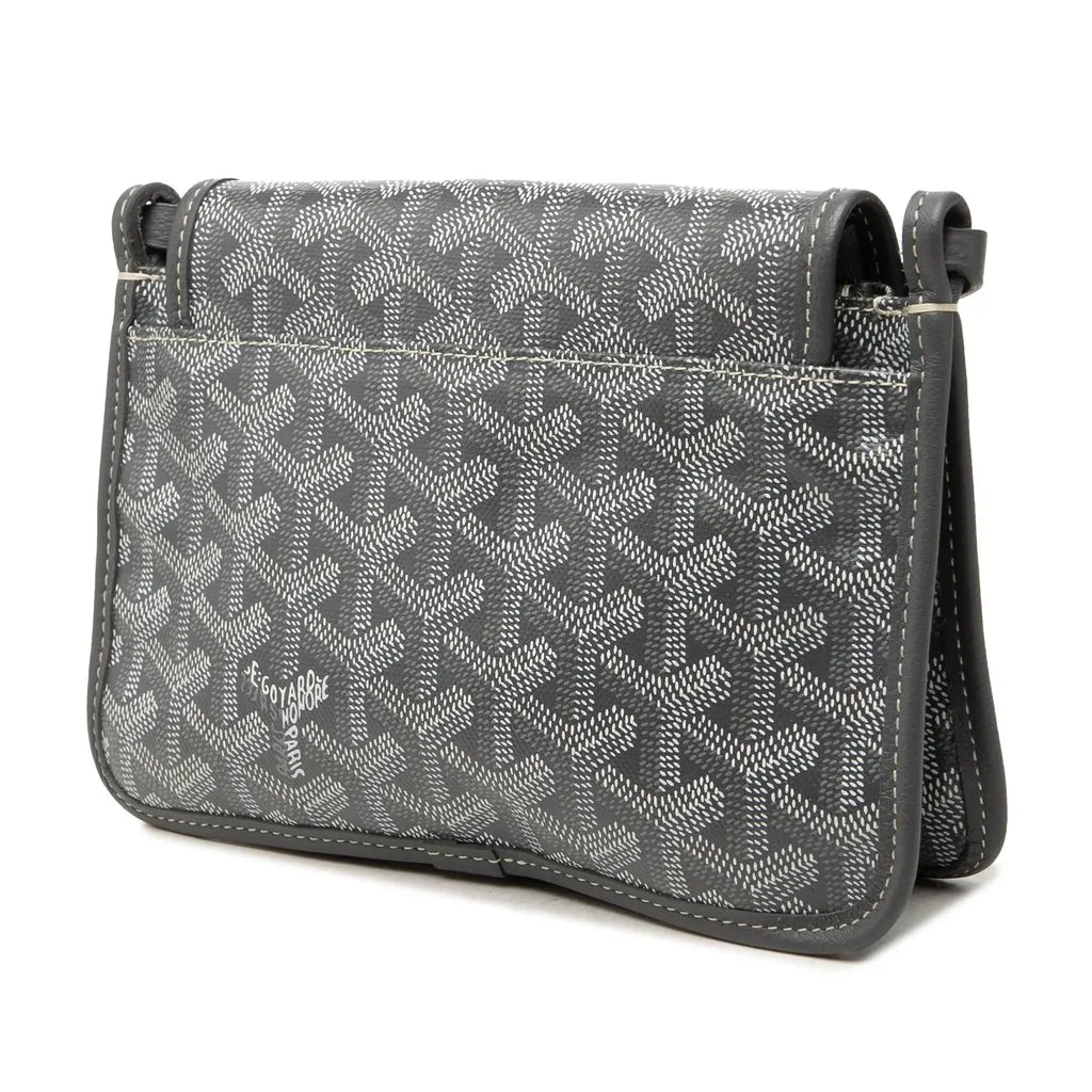 Goyard Goyardine Plumet Pocket Wallet Grey Canvas Very good - Back View