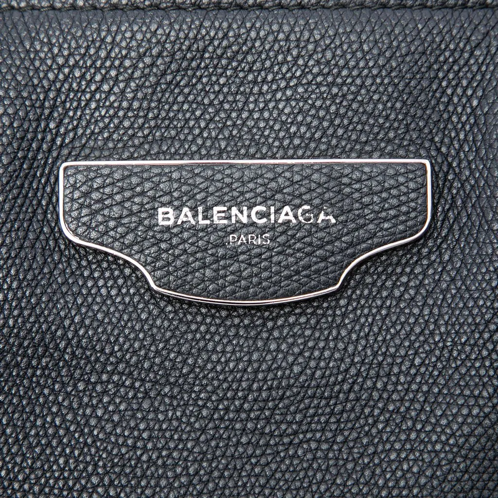 Balenciaga Leather Papier A5 Side Zip Tote Black Leather Good - Box View