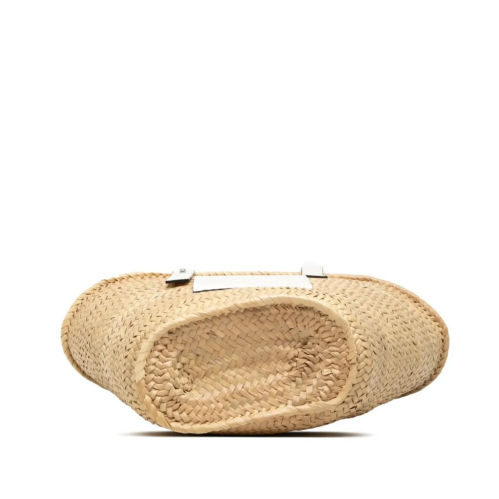 LOEWE Medium Raffia Anagram Basket Tote Beige Very good - Inside View
