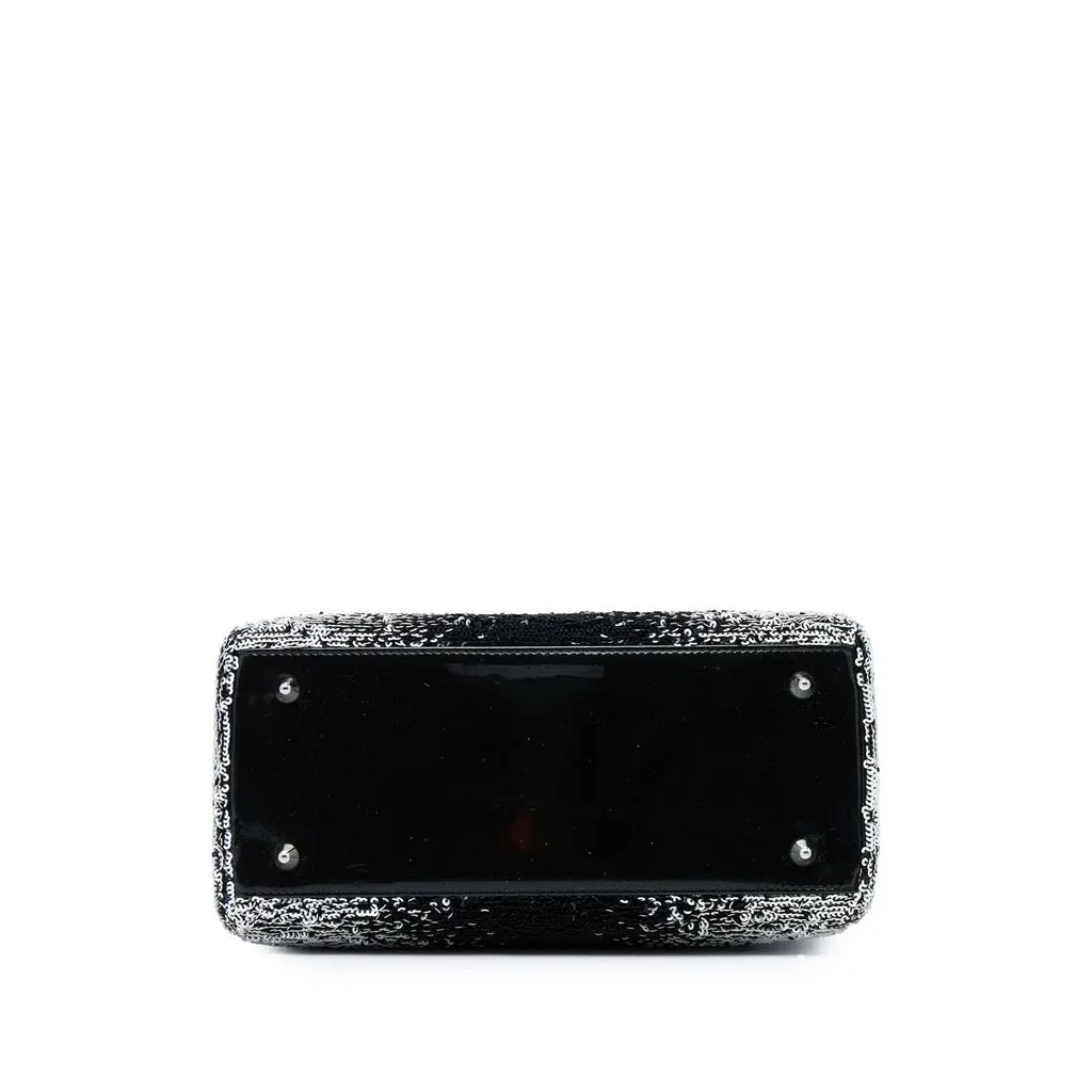Dior Medium Sequins Lady Dior Black Very good - Inside View