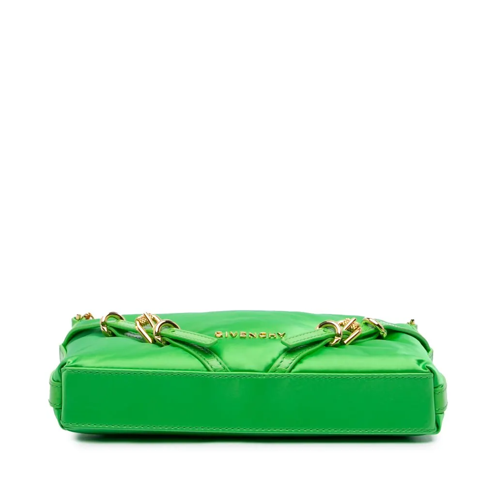 Givenchy Small Satin Voyou Party Shoulder Bag Green Very good - Inside View