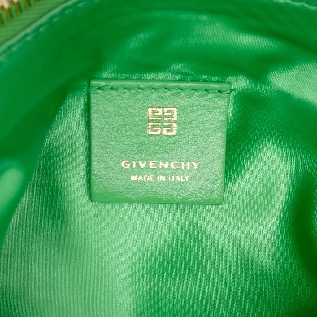 Givenchy Small Satin Voyou Party Shoulder Bag Green Very good - Box View