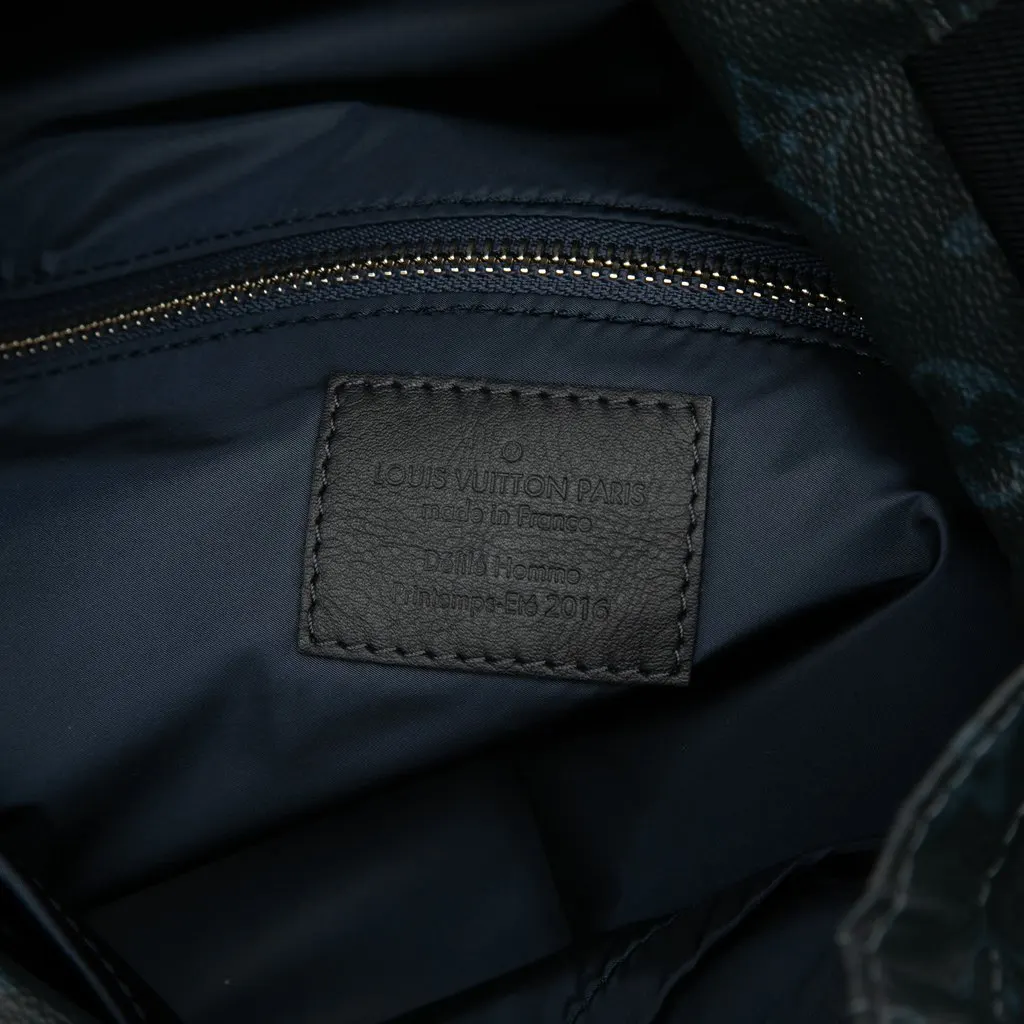Louis Vuitton Monogram Cobalt Stripe Ultralight Bag Black Canvas Good - Box View