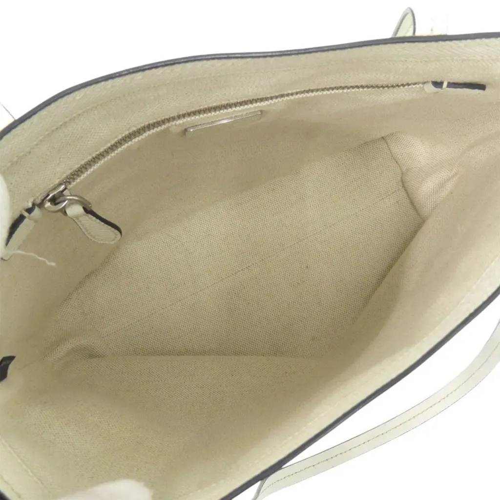 Prada Saffiano Lux Tote White Leather Very good - Box View