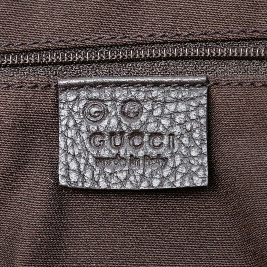 Gucci GG Denim Abbey D Ring Tote Brown Very good - Box View