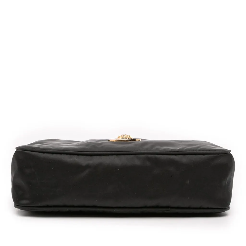 Versace Nylon Tribute La Medusa Chain Satchel Black Very good - Inside View