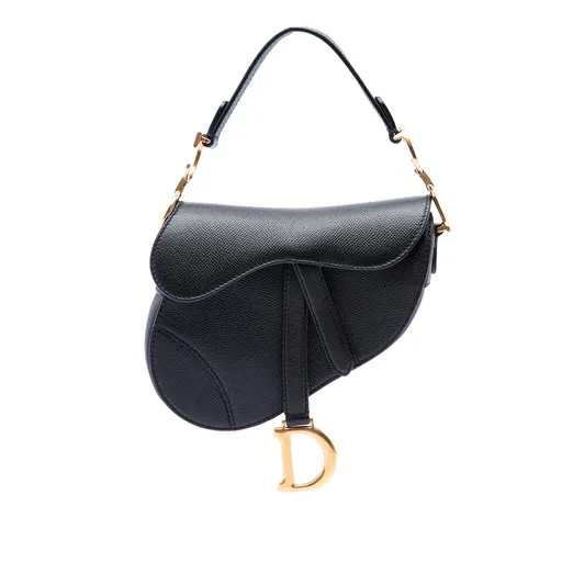 Dior Mini Grained Calfskin Saddle