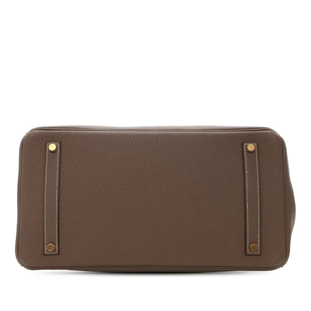 Hermès Togo Birkin Retourne 35 Brown Leather Very good - Inside View